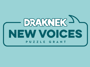 Draknek New Voices Puzzle Grant 2022 LOGO
