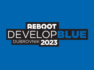 Reboot Develop Blue Dubrovnik Croatia 2023 Logo