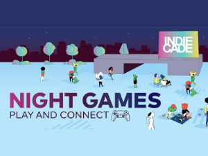 Indie Cade Night Games 2023 Logo