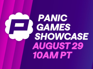 Panic Games Showcase 2023 Logo