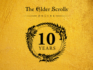 The Elder Scrolls 10 Year Celebration 2024 Logo