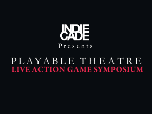 PLayable Theatre Symposium by Indie Cade 2024 Logo