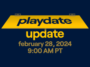 Playdate Showcase February Update 2024 Logo