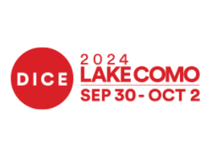 DICE Europe 2024 Logo Lake Como Italy