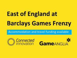East of England Barclays Game Frenzy 2024 logo